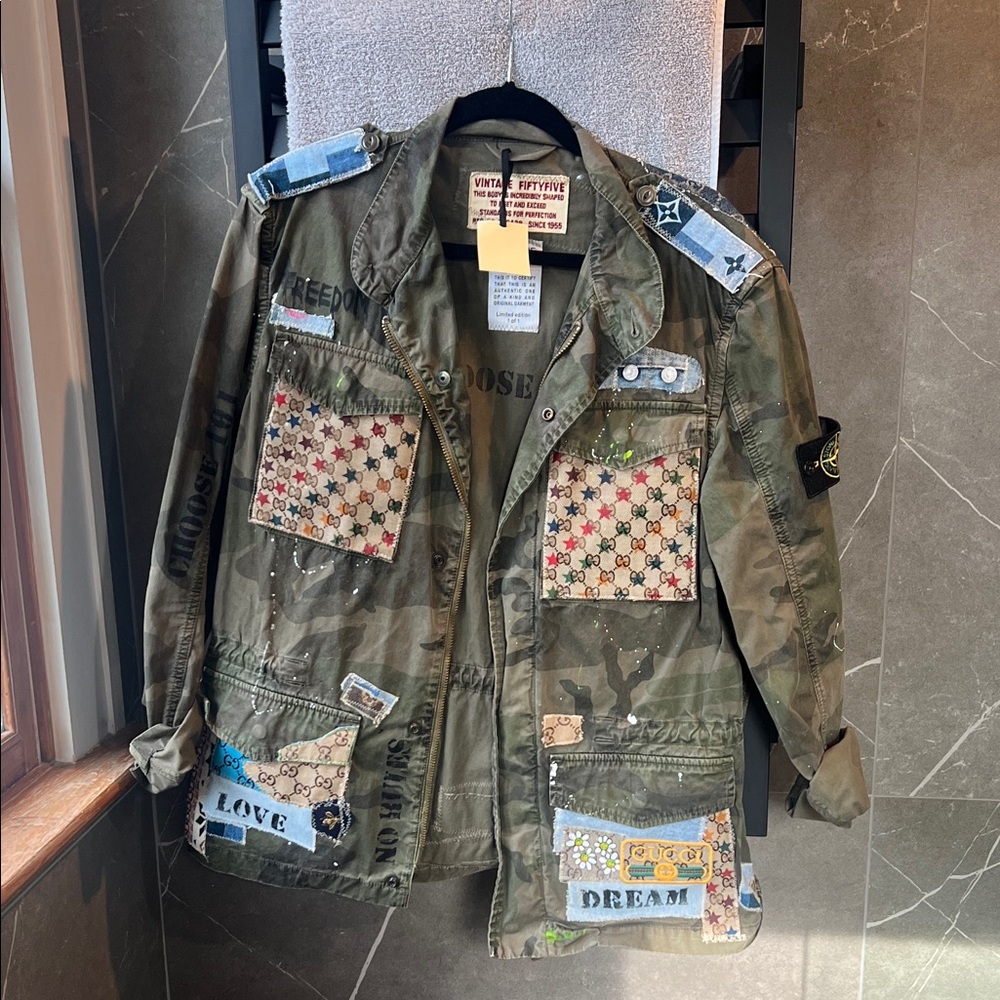 Camouflage Patchwork Jacket